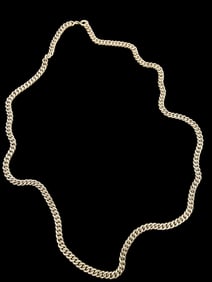 Vintage Sterling Silver Chain Necklace