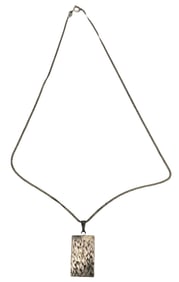 Vintage Mid-Century European 800 Silver Picture Locket Pendant