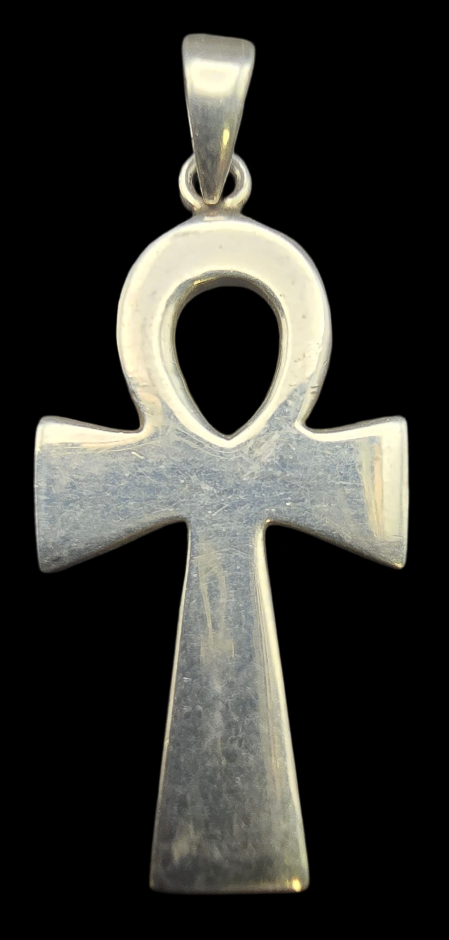 Vintage Sterling Silver Egyptian Ankh "Eternal Life" Symbol Pendant (1 of 4)