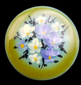 Vintage Mid-Century German Enamel Brooch