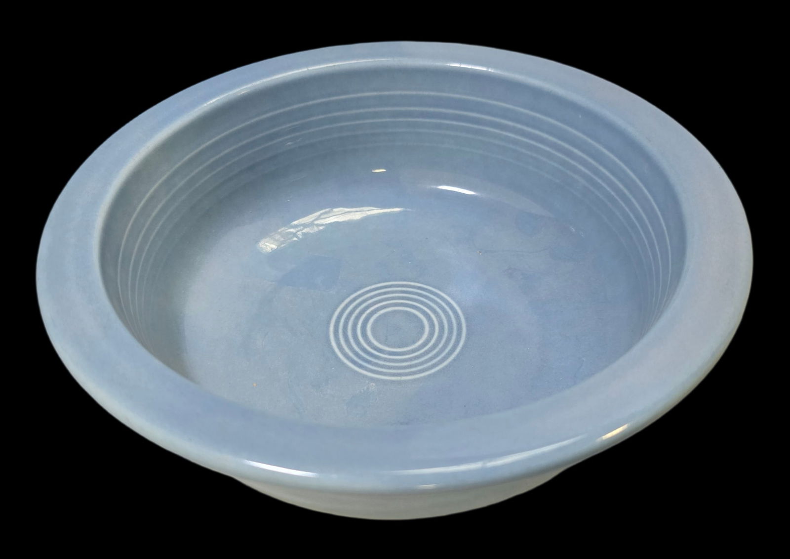 Vintage HOMER LAUGHLIN FIESTA Blue Serving Bowl (1 of 5)