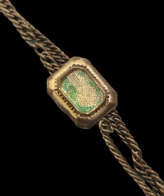 Antique 19th Century Gold Plated Pocket Watch Chain
