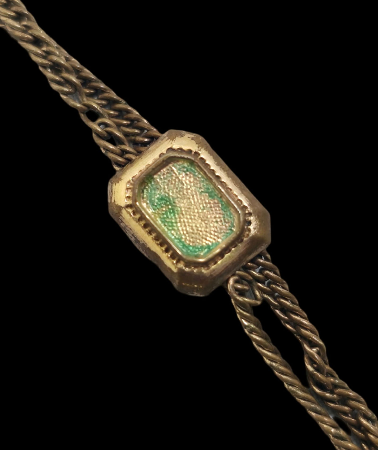 Antique 19th Century Gold Plated Pocket Watch Chain (1 of 5)