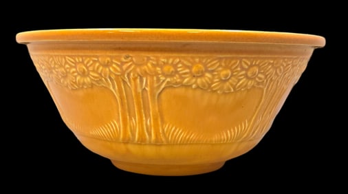 Vintage HOMER LAUGHLIN Art Pottery ORANGE TREE Ceramic Bowl