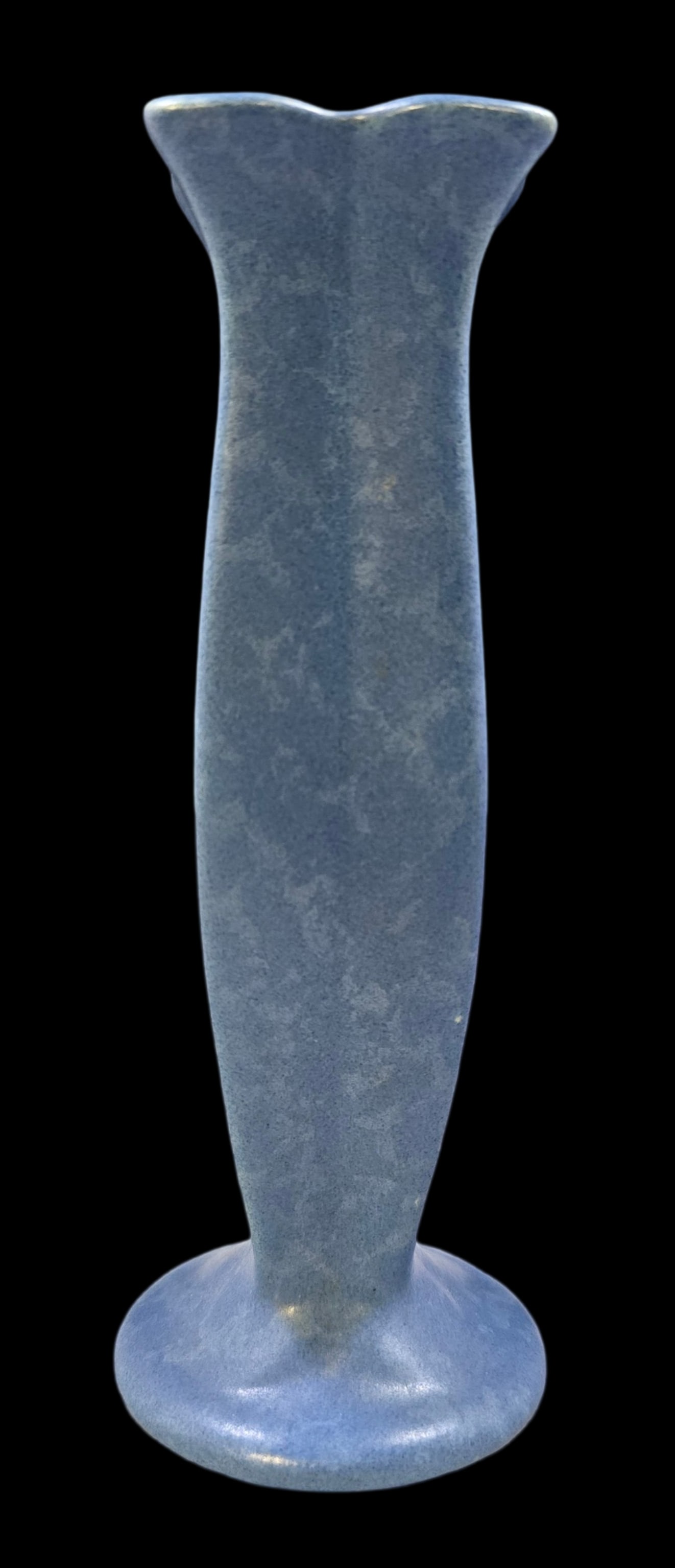 Vintage RUMRILL Art Pottery Blue Ceramic Vase (1 of 6)