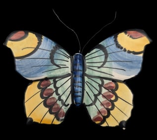 Vintage Handpainted Porcelain Butterfly