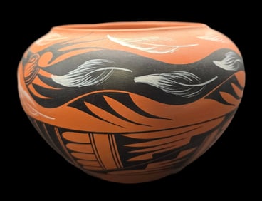 Vintage Southwestern Native American Pueblo VANGIE TAFOYA Jemez Pottery Vessel