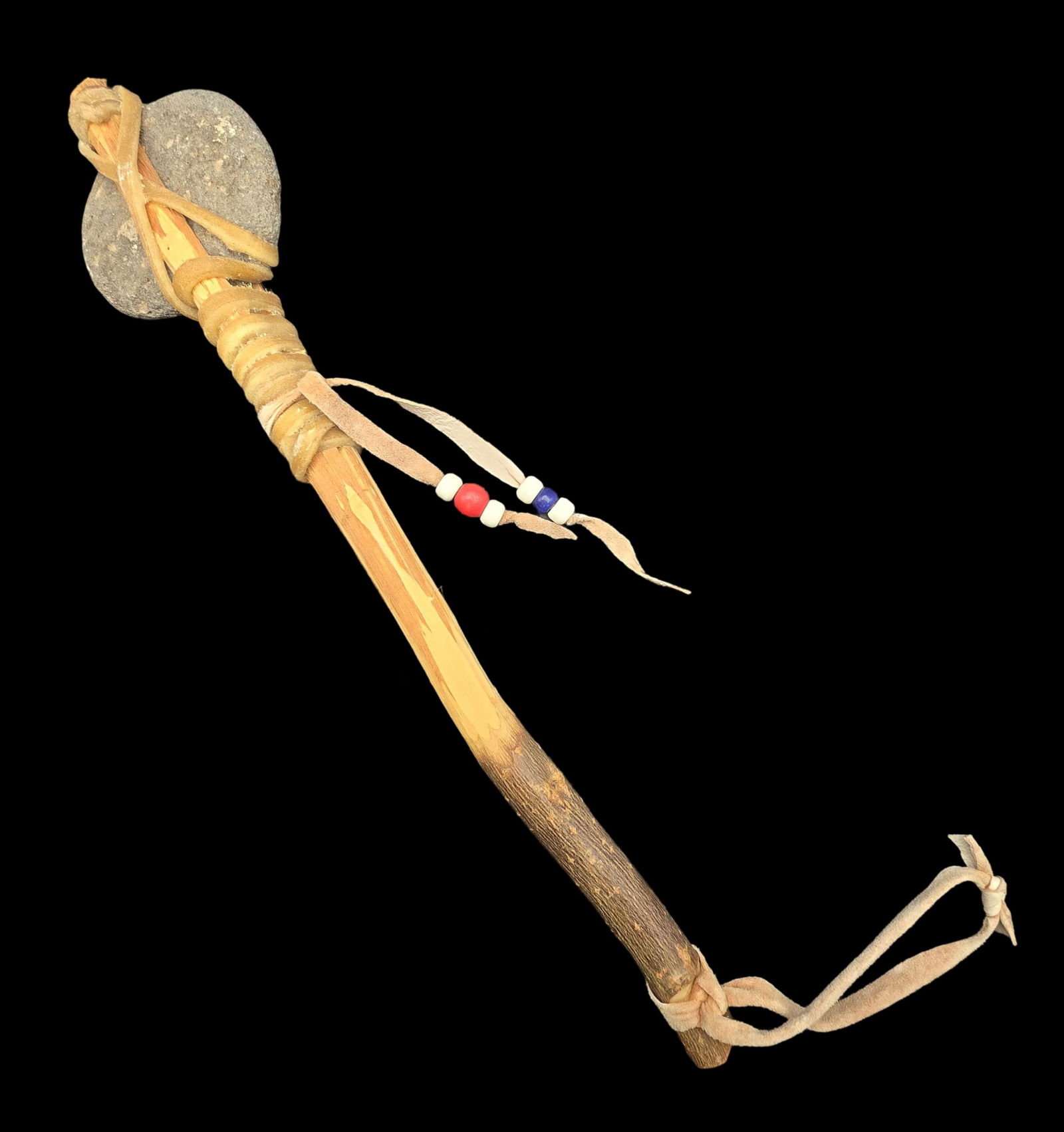 Vintage Handmade Native American War Club (1 of 5)