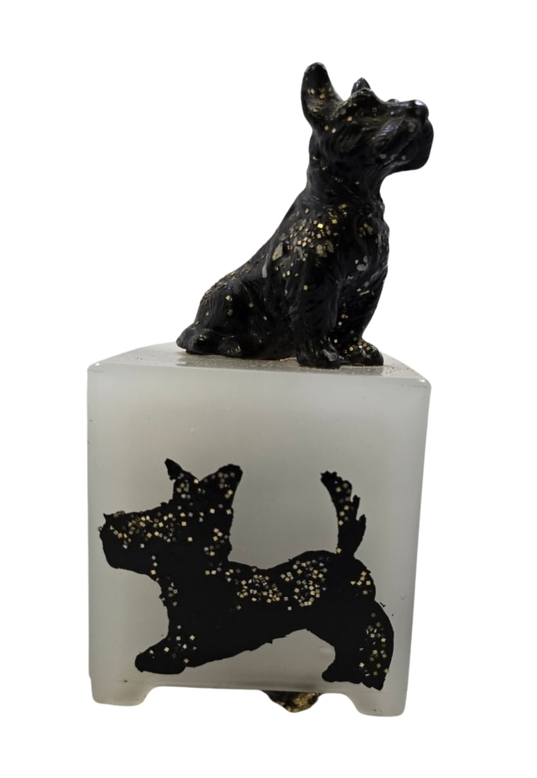 Vintage Art Deco 1930/40s Scottish Terrier Dog Lamp (1 of 5)