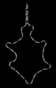 Vintage Sterling Silver & Glass Bead Necklace