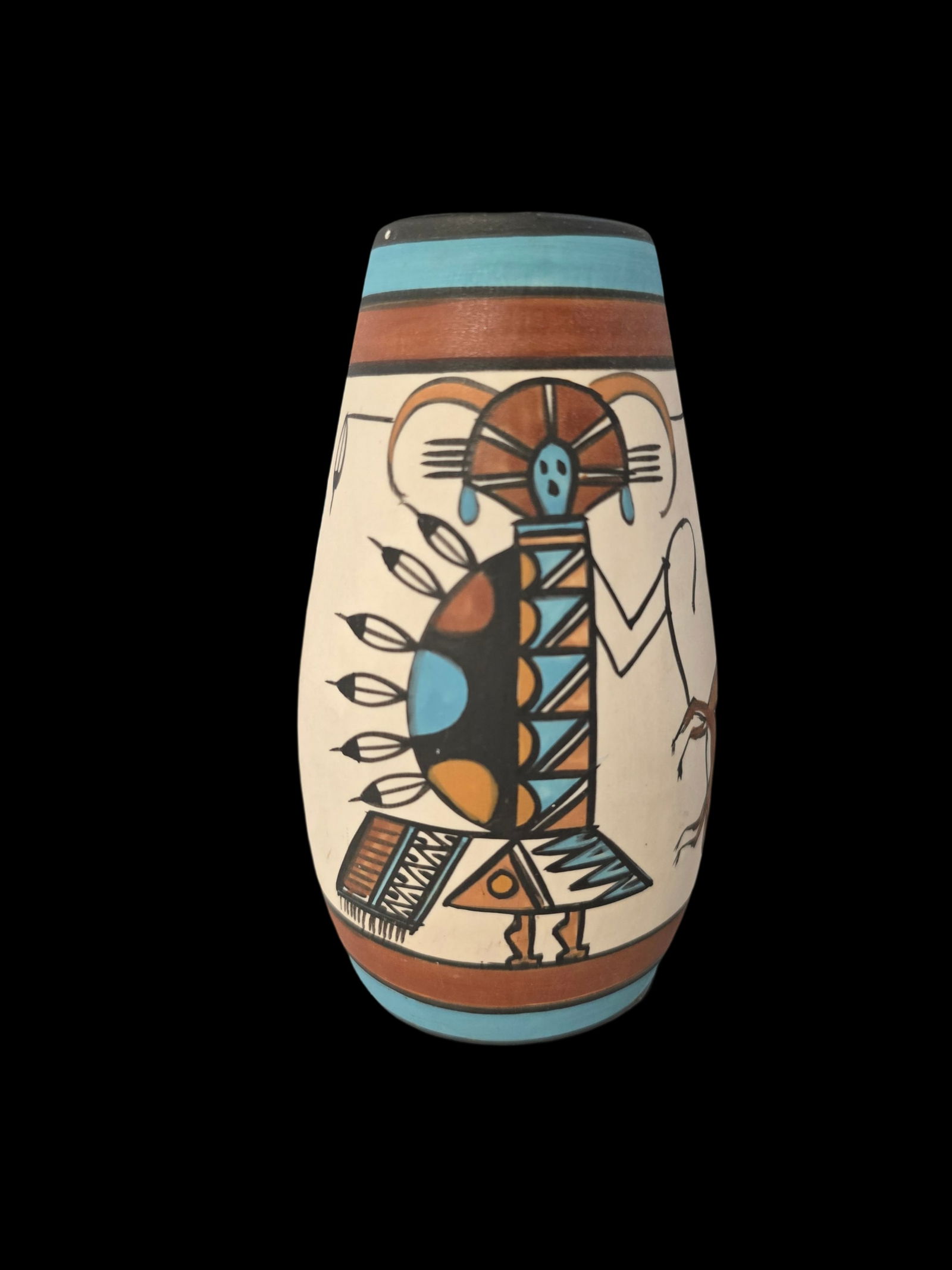 Vintage Native American NAVAJO Pottery Ceramic Vase (1 of 6)