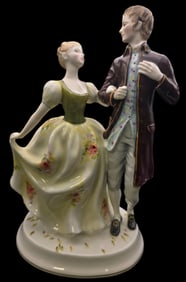 Vintage ROYAL DOULTON "Young Love" Porcelain Figurine
