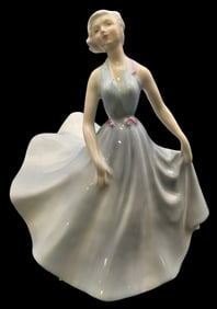 Vintage ROYAL DOULTON "Pirouette" Porcelain Figurine