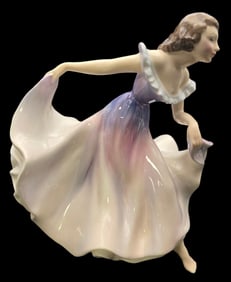 Vintage ROYAL DOULTON "A Gypsy Dance" Porcelain Figurine