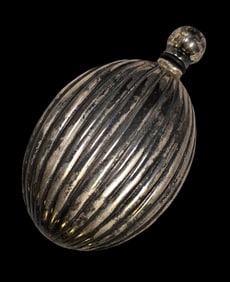 Stylish Vintage Sterling Silver Scent / Perfume / Snuff Bottle