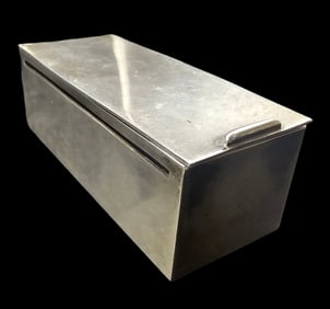 Rare Vintage Sterling Silver Cigarette Rolling Paper Box