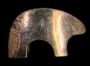 Vintage Sterling Silver Bear Buckle