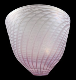 Vintage KOSTA BODA Bertil Vallien Minos Series Iridescent Green Art Glass Bowl - Signed