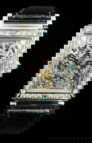 Rare Vintage ca. 1930 Art Deco Swiss KURTH Platinum & Diamond Skeleton Watch (1 of 13)
