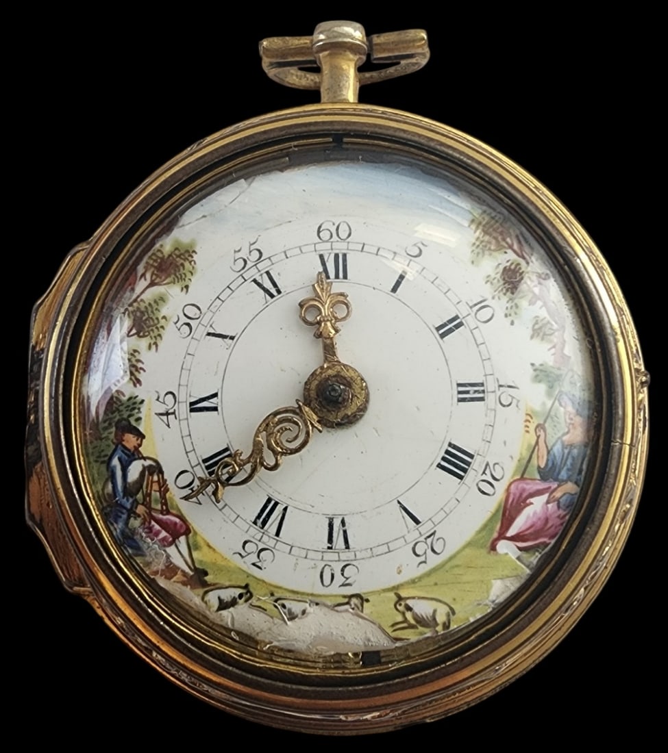 Antique H. Stone Leeds Sterling Silver Pocket Watch Antique H. Stone Leeds Sterling Silver Pocket Watch