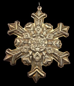 Vintage 1995 GORHAM Sterling Silver Christmas Ornament