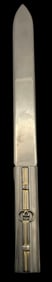 Original Vintage GUCCI Italy Silver Metal Letter Opener
