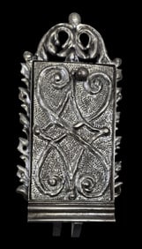 Antique 1700s European Wrought Iron & Original Key Door Lock