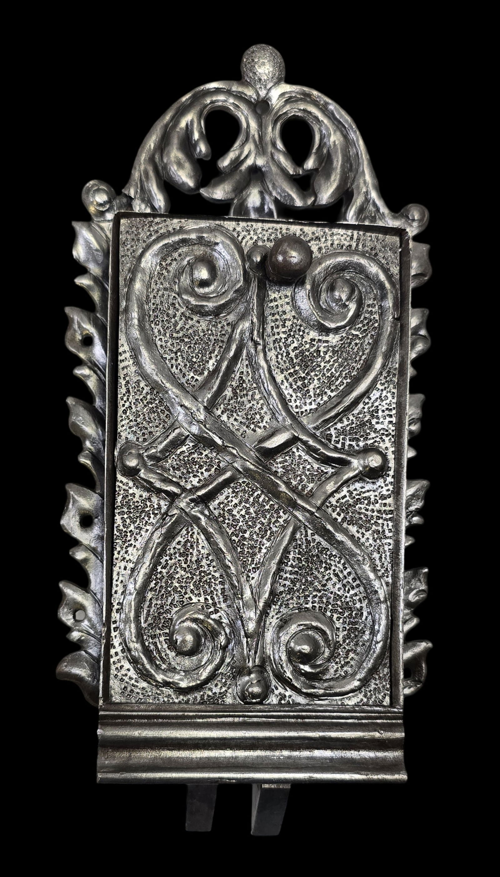 Antique 1700s European Wrought Iron & Original Key Door Lock (1 of 7)