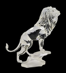 Vintage SWAROVSKI Crystal Figurine - Lion