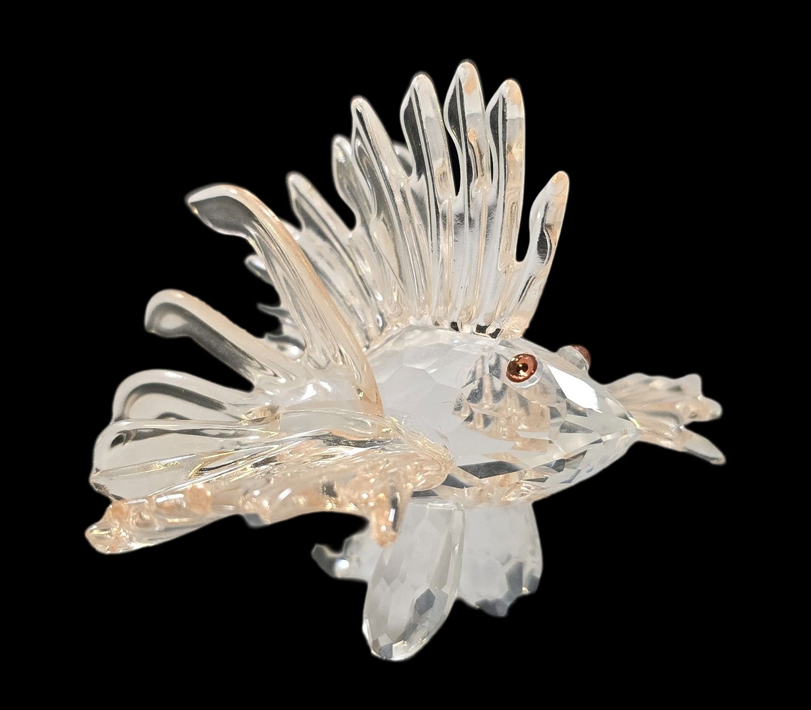 Swarovski Crystal Figurine, Malachite Kingfishers