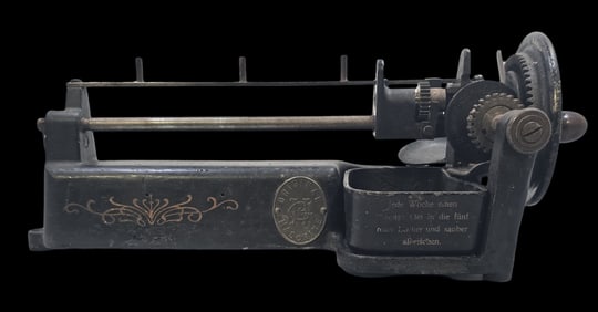 Rare 1920s Cast Iron GUHL & HARBECK Jupiter 1 Pencil Sharpener