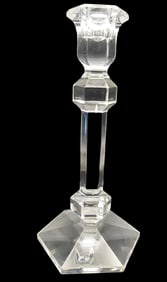 Vintage VAL ST. LAMBERT France Crystal Candle Stick
