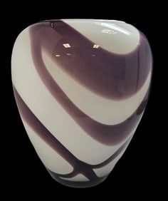 Vintage Mouthblown Art Glass Vase