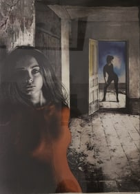 SANDU LIBERMAN (1923-1977) AP Lithograph "Dancers in an abandoned House II"