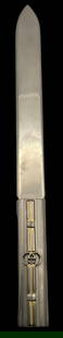 Original Vintage GUCCI Italy Silver Metal Letter Opener: Very good vintage condition with minor wear according to age. Measures approx. 9 1/2" long
