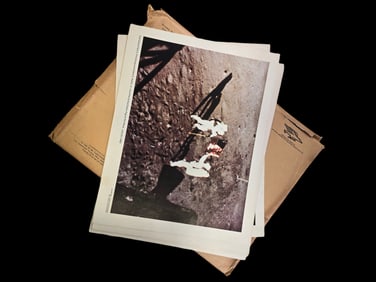 Vintage Mid-Century NASA Moon Landing Picture Set No. 4 /w Original Envelope
