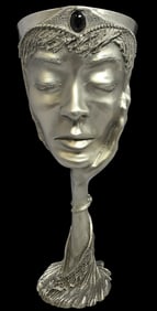 Vintage ROYAL SELANGOR Lord of the Rings Galadriel Pewter Goblet