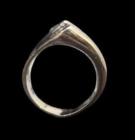 Vintage Sterling Silver & Rhinestone Ring