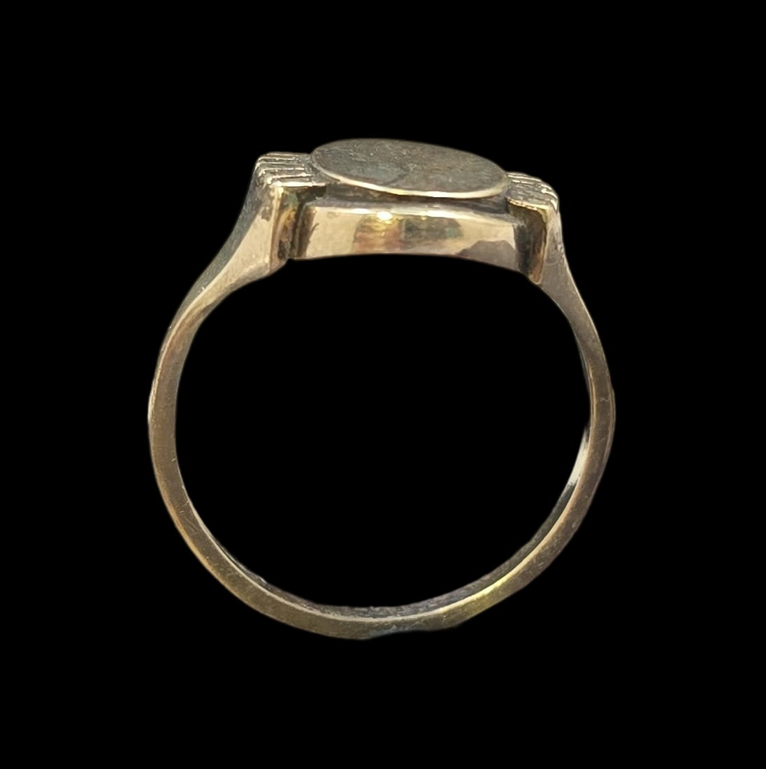 Vintage Sterling Silver Seal Ring w/o Engraving (1 of 9)