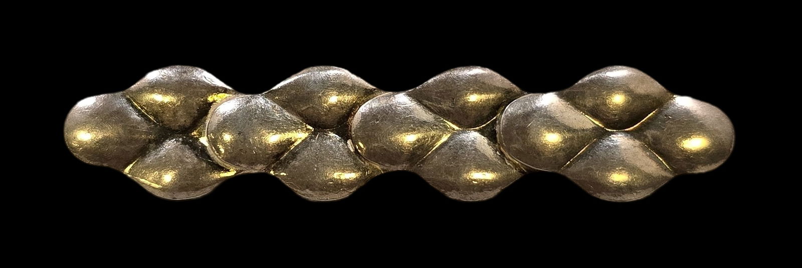 Vintage Mid-Century 800 Silver Bar Brooch (1 of 6)