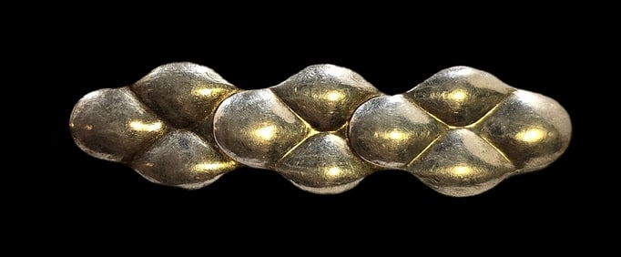 Vintage Mid-Century European 835 Silver Brooch