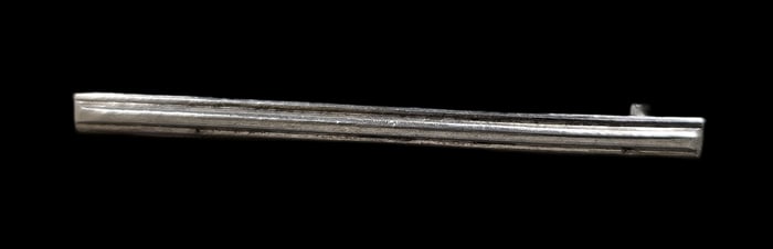Vintage European 800 Silver Bar Brooch Pin