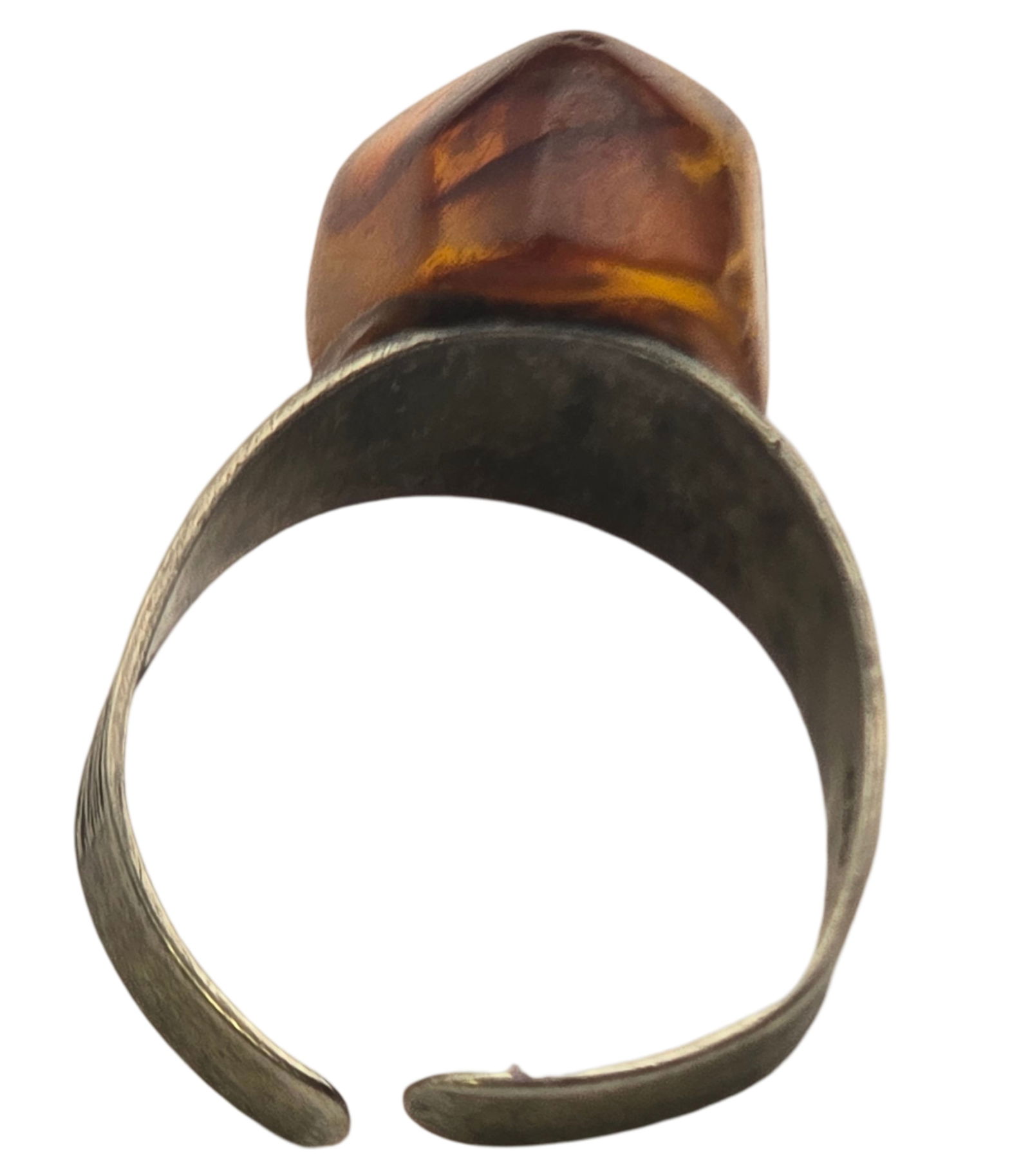 Vintage Mid-Century European 830 Silver & Baltic Amber Ring: The ring is a size 5 and weighs ca. 2.2 grams. Very good vintage condition with minor wear and patina according to age. Marked for 830 (83%) Silver. SHIPPING: We ship in-house and charge a flat fee of