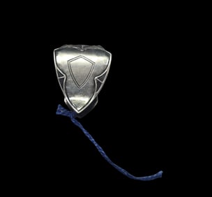 Unusual Antique Art Nouveau Sterling Silver Clip