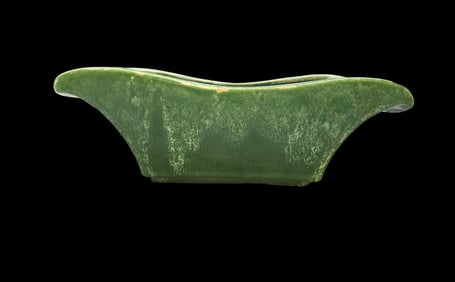 Vintage Mid-Century Modern Green Art Pottery Planter