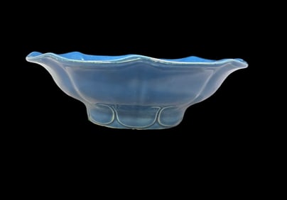 Vintage Mid-Century Modern MCCOY Blue Art Pottery Bowl