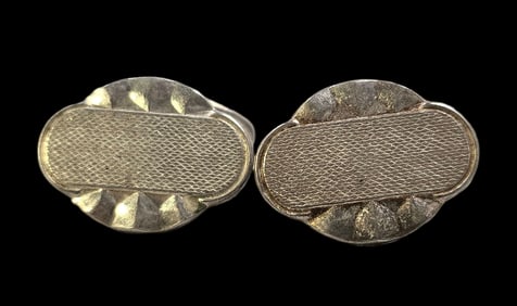 Pair of Vintage Sterling Silver Cufflinks