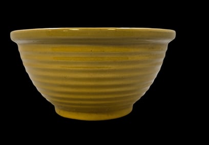 Vintage Mid-Century BAUER Yellow Art Pottery Ringware Mixing Bowl