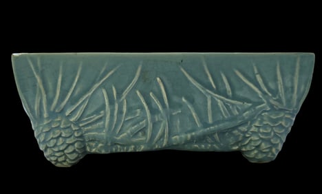Vintage Mid-Century MCCOY Blue Art Pottery Planter