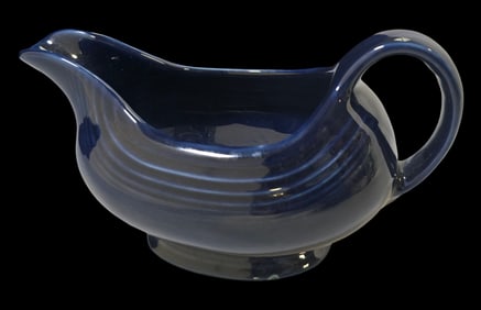 Vintage HOMER LAUGHLIN FIESTA Cobalt Blue Gravy Boat